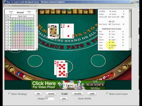 Card counting blackjack online live